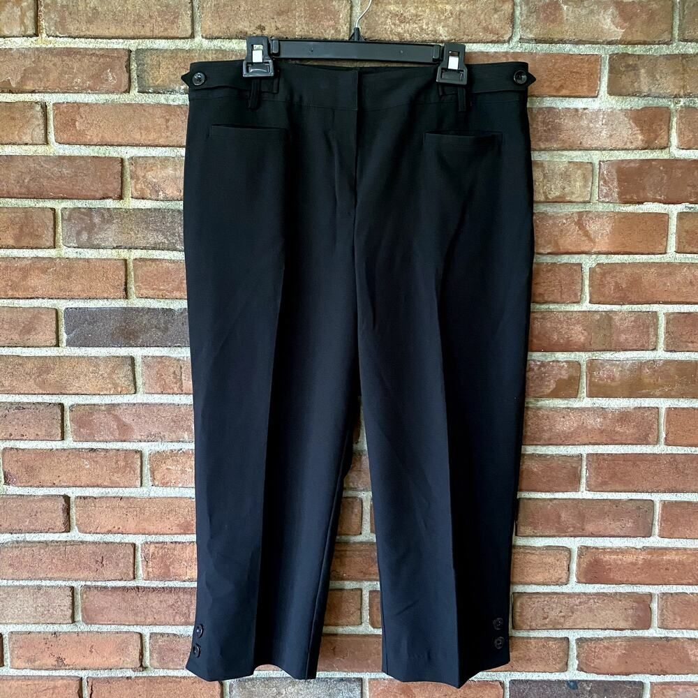 Dressbarn Dress Capris Black 14